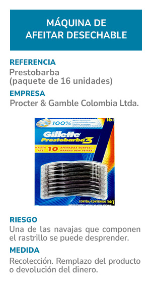 Maquina de afeitar desechable Gillette Prestobarba 3